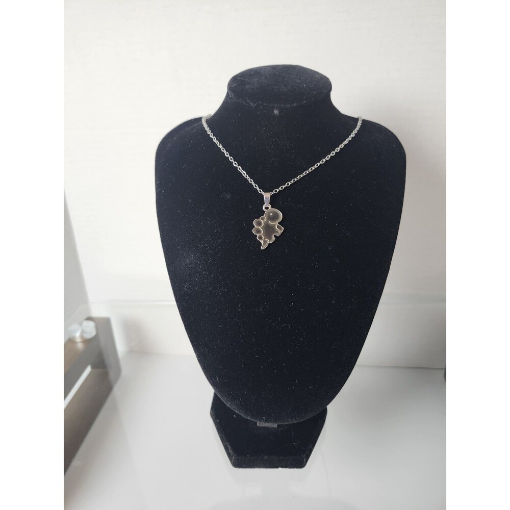 Mood Dinosaur Pendant On A 19" Chain Color Changing